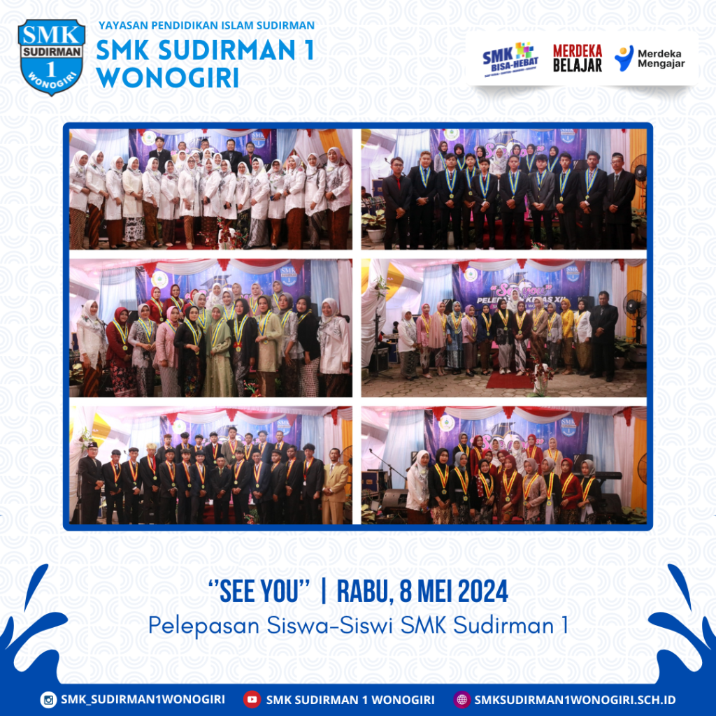 Perpisahan Hangat Kelas 12 SMK Sudirman 1 Wonogiri: 'See You', Sebuah Janji Pertemuan Kembali